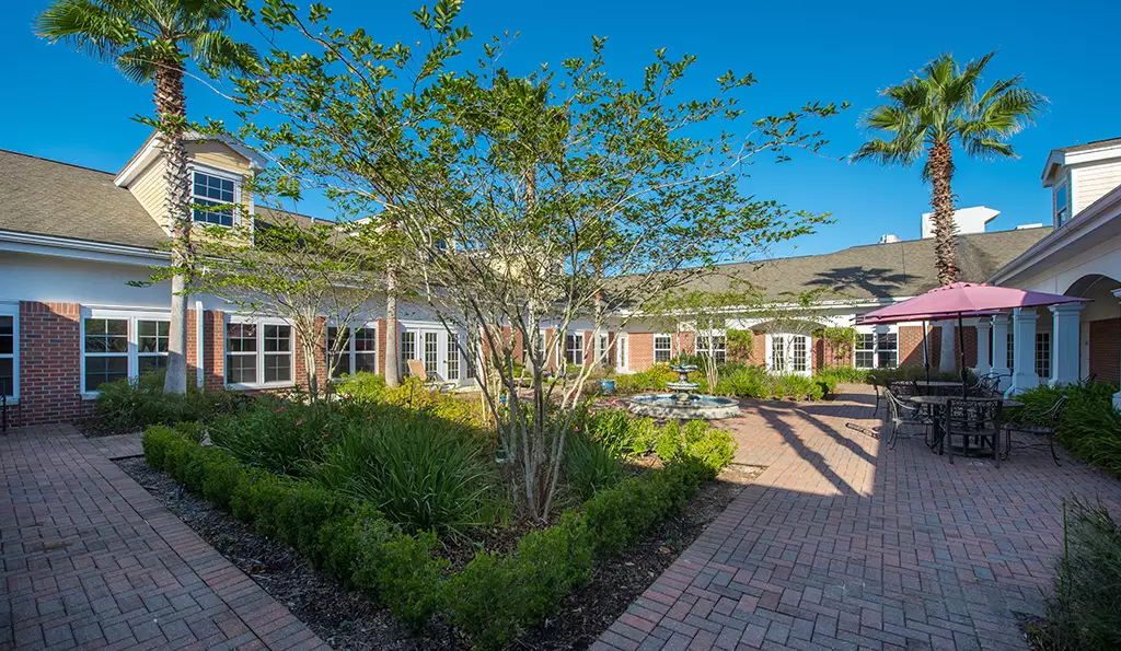 Photo of Oak Hammock - Gainesville, FL, United States. Community Gallery - Apartments and rooms in the Health Pavilion at Oak Hammock feature beautiful views of natural spaces.
